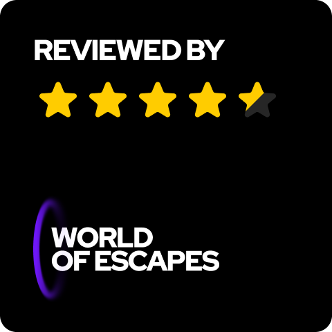 Dark widget with rating